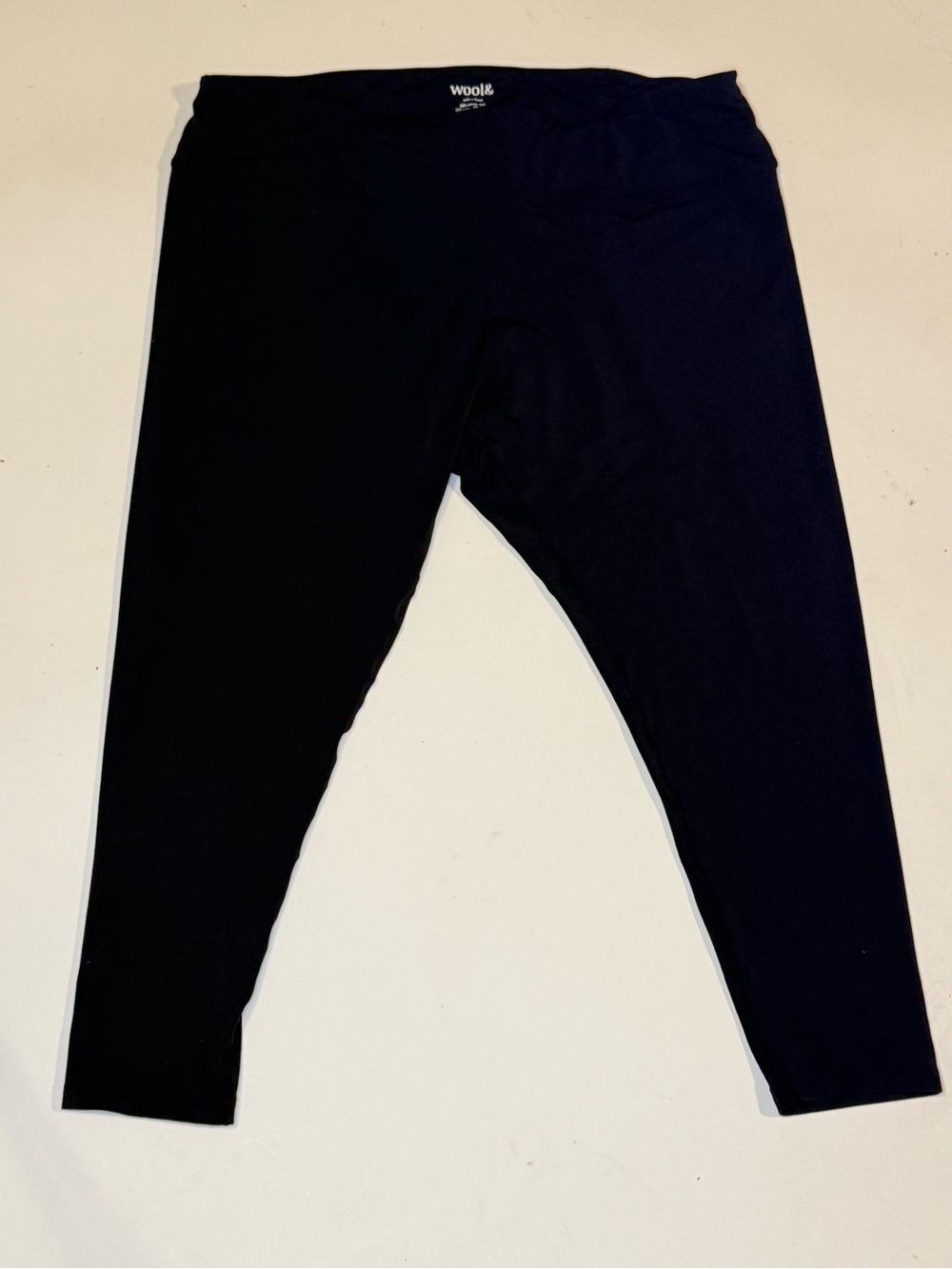 Wool& Black Merino Leggings
